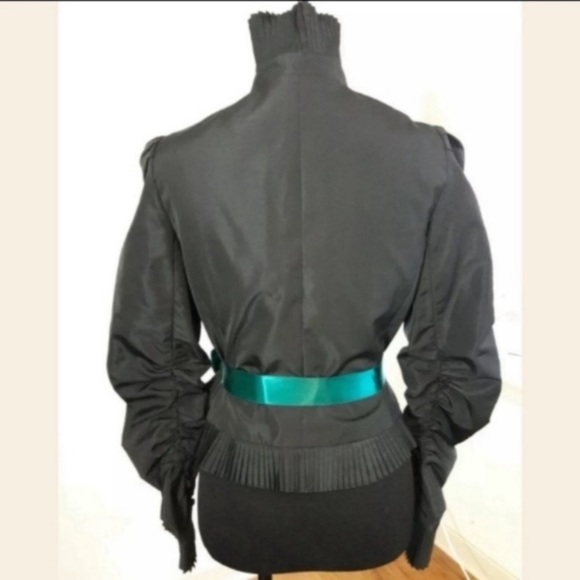 NEW Carmen Marc Valvo Women's Black Jacket Size 8 - Picture 6 of 13